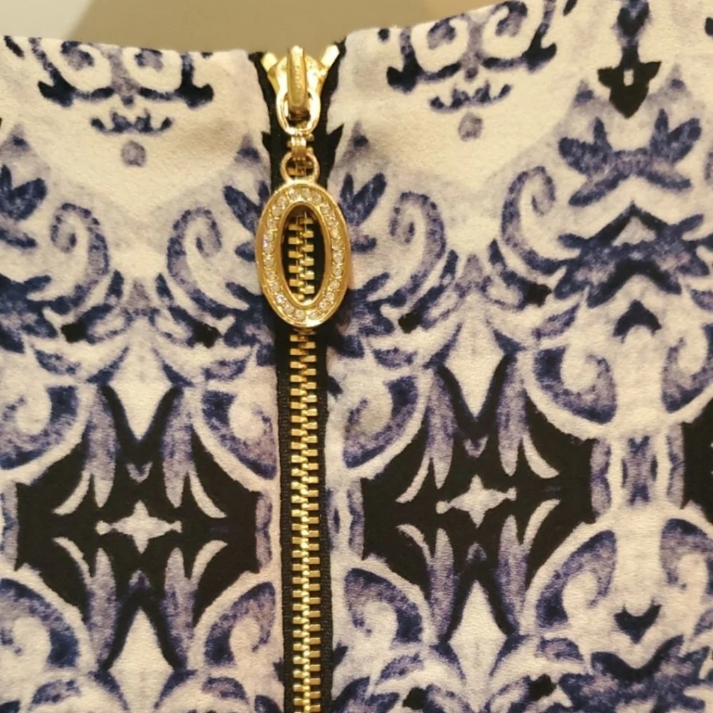 Ivanka Trump womens dress Size 4 blue print - Picture 4 of 8